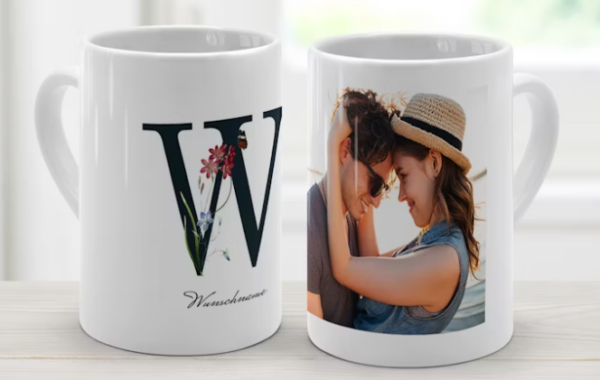 Keramik Tasse mit Wunschmotiv